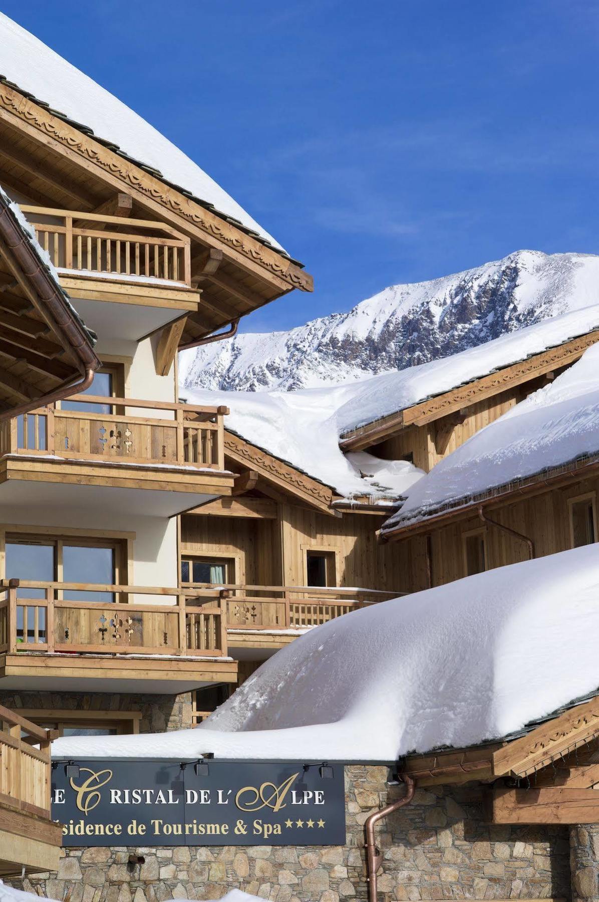 CGH Résidences&Spas Le Cristal de l'Alpe Alpe d'Huez Exterior foto