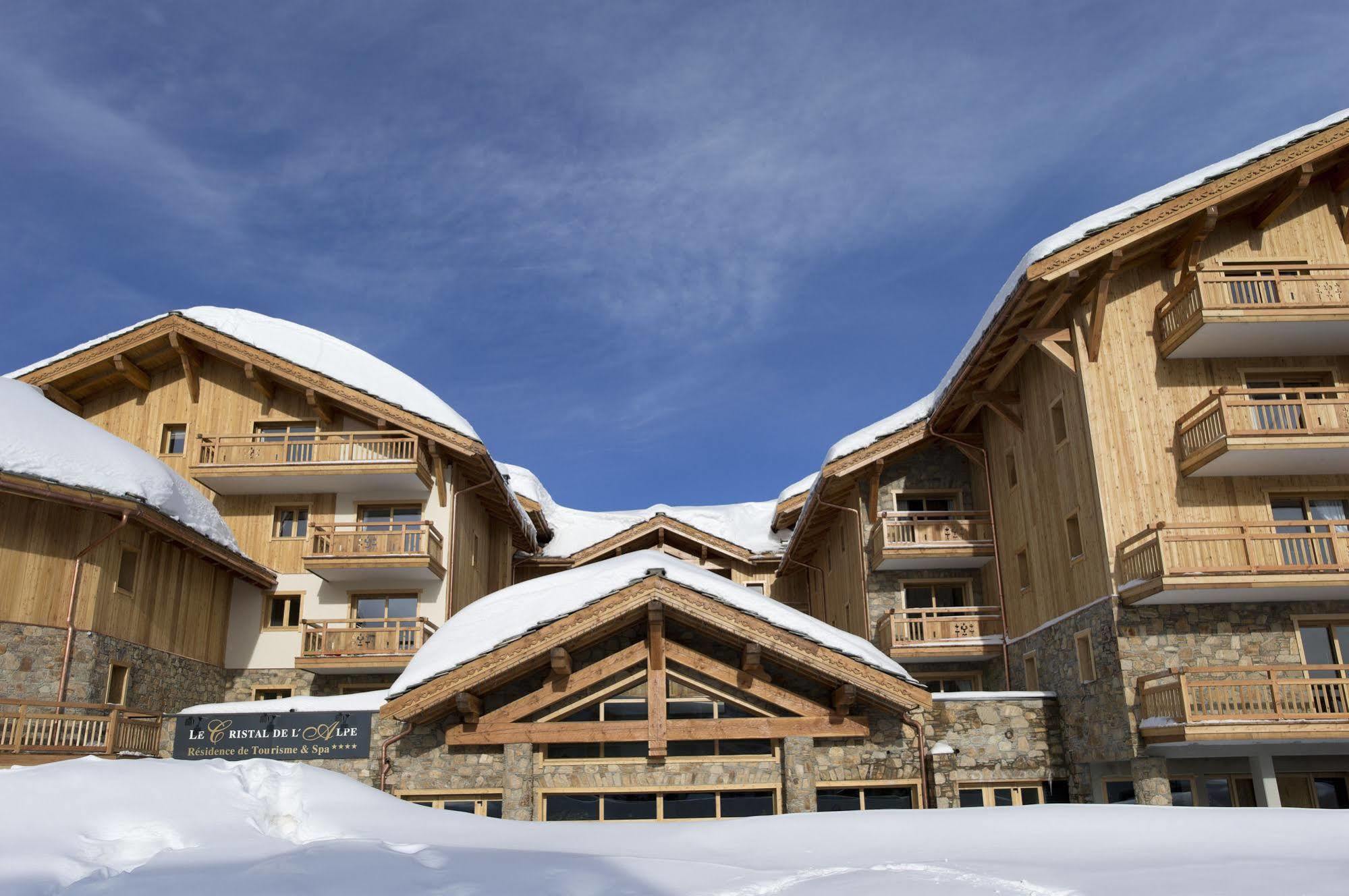 CGH Résidences&Spas Le Cristal de l'Alpe Alpe d'Huez Exterior foto